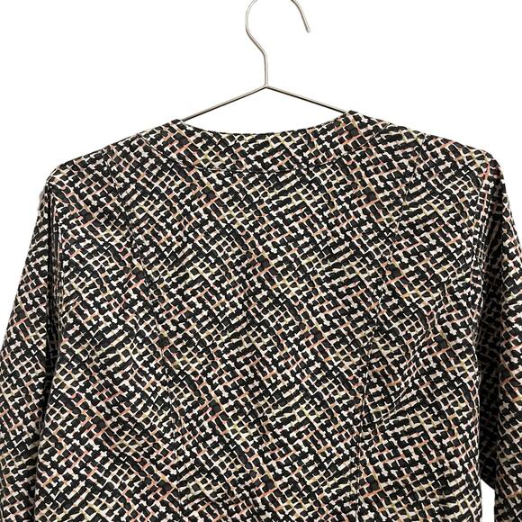 Cabi Cliffside Moto Jacket #5099 Black Graphic Print M - Picture 4 of 8